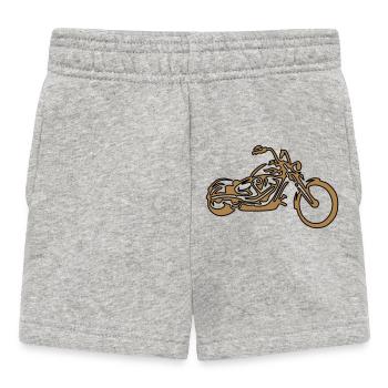 Custom – Chopper Gold Edition - Baby Shorts - Grau meliert - Vorne