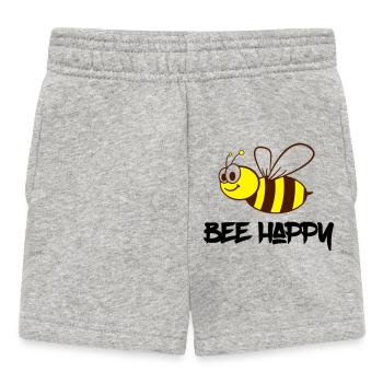 Bee happy - Short Bébé - gris chiné - Devant