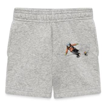 ski - Baby Shorts - Grau meliert - Vorne