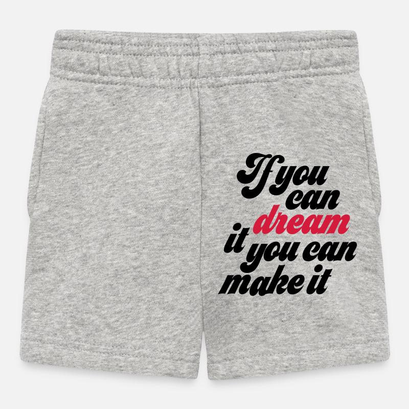 Motivation - Short Bébé - gris chiné