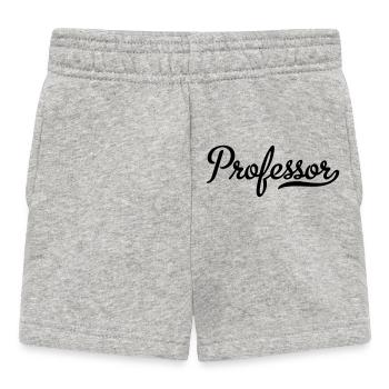 professeur - Short Bébé - gris chiné - Devant