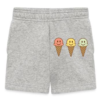 Glace - Short Bébé - gris chiné - Devant