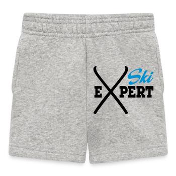 Ski - Baby Shorts - Grau meliert - Vorne