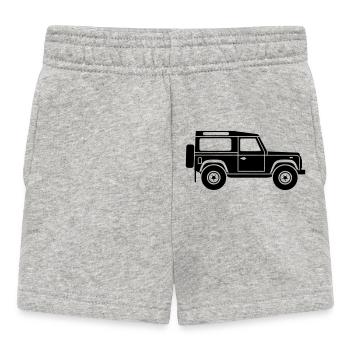 Defender D90 NEU - Baby Shorts - Grau meliert - Vorne