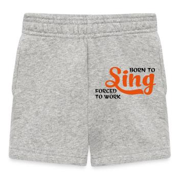 2541614 15358931 sing - Baby Shorts - heather grey - Front