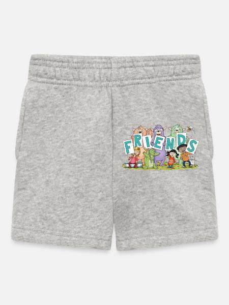 friends - Baby Shorts - Grau meliert