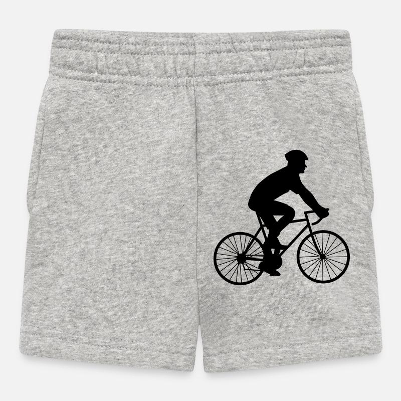 Course cycliste - Short Bébé - gris chiné
