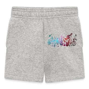 Musik - Baby Shorts - Grau meliert - Vorne
