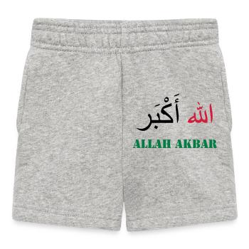 Allah Akbar - Baby Shorts - Grau meliert - Vorne