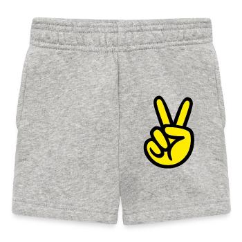 Victoria - Baby Shorts - Grau meliert - Vorne