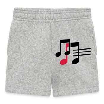 musik - Baby Shorts - Grau meliert - Vorne