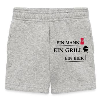 Grill - Baby Shorts - Grau meliert - Vorne