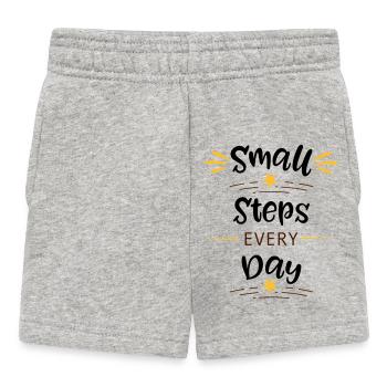 Chaque instant brille Emblème de l’Étoile - Short Bébé - gris chiné - Devant