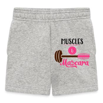 Fitness - Baby Shorts - Grau meliert - Vorne