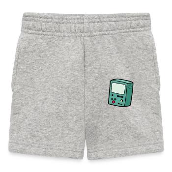 Gaming Zocken Videospiel - Baby Shorts - Grau meliert - Vorne