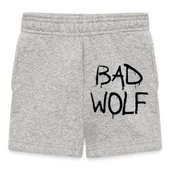 bad wolf - Short Bébé - gris chiné - Devant
