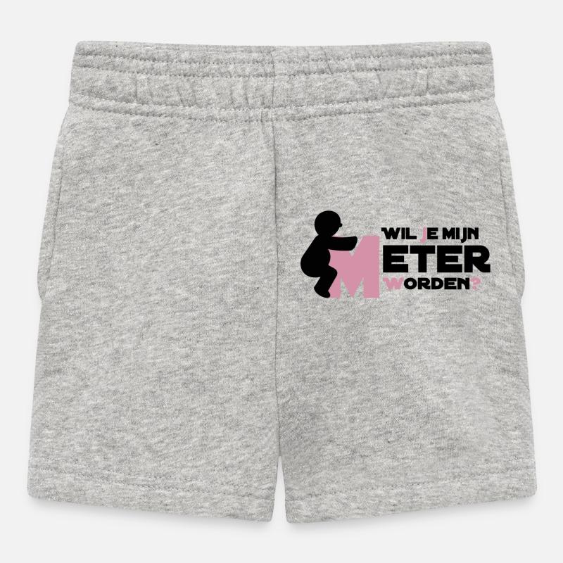 Grimpe jusqu’au Big M - Short Bébé - gris chiné