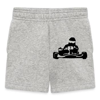 karting - Short Bébé - gris chiné - Devant