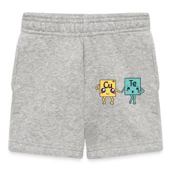 Wissenschaft - Baby Shorts - Grau meliert - Vorne