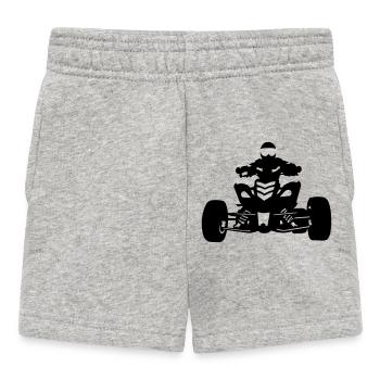 Quad - Short Bébé - gris chiné - Devant