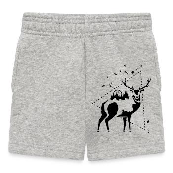 HIRSCH - NATURE - Baby Shorts - heather grey - Front