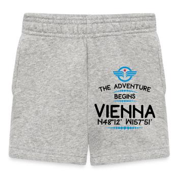 Wien - Baby Shorts - Grau meliert - Vorne