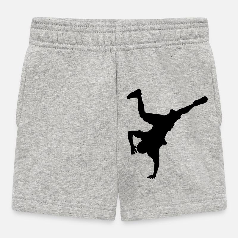 Hip Hop - Short Bébé - gris chiné
