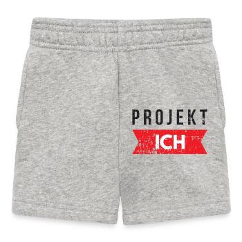 self-motivation - Baby Shorts - heather grey - Front