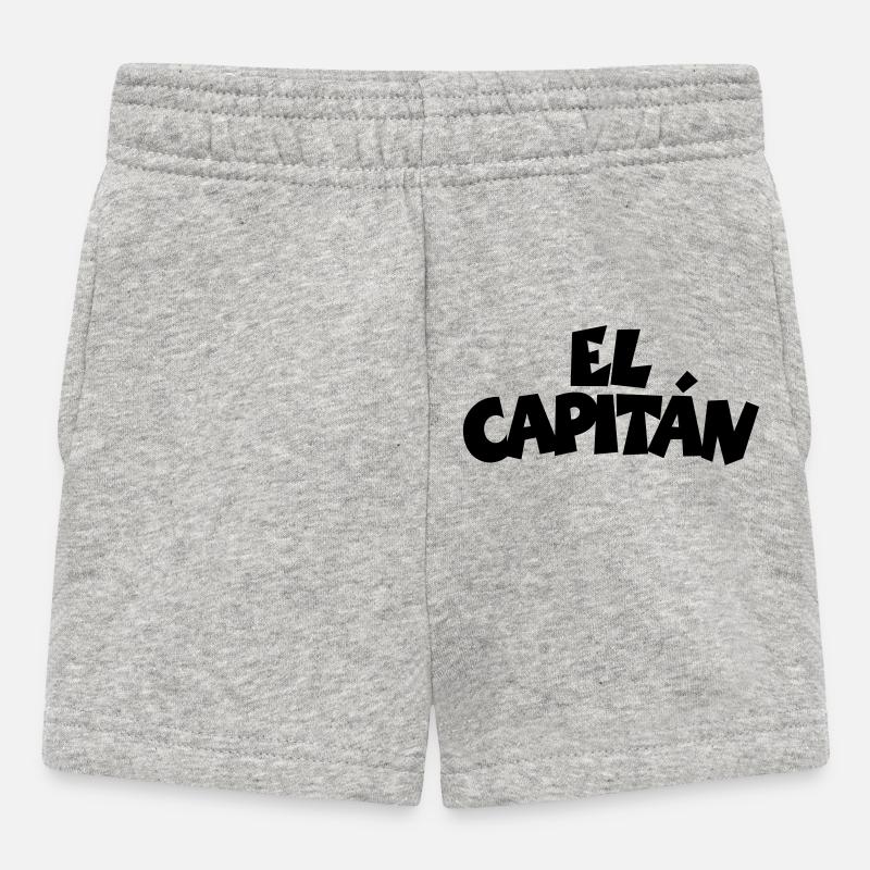 El Capitán - Baby Shorts - heather grey