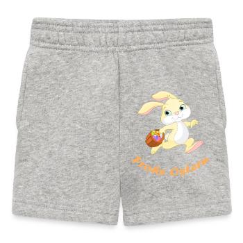 Easter - Baby Shorts - heather grey - Front