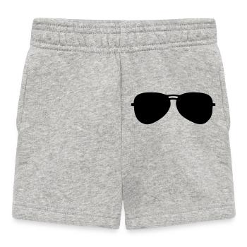 Lunettes de soleil - Short Bébé - gris chiné - Devant