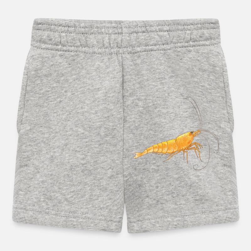 Orange Sakura - Short Bébé - gris chiné