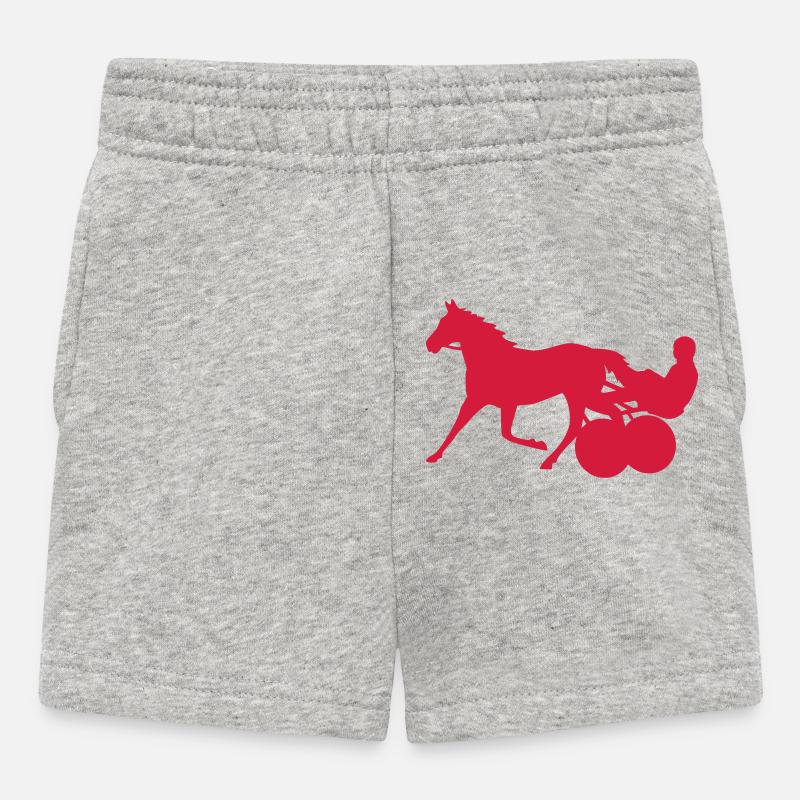 trotteur - Short Bébé - gris chiné