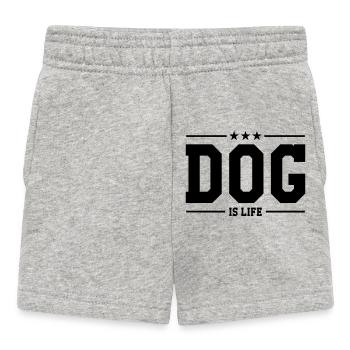 Dog is life ! - Short Bébé - gris chiné - Devant