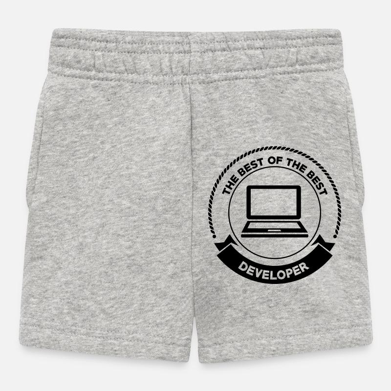 Developer - Baby Shorts - Grau meliert