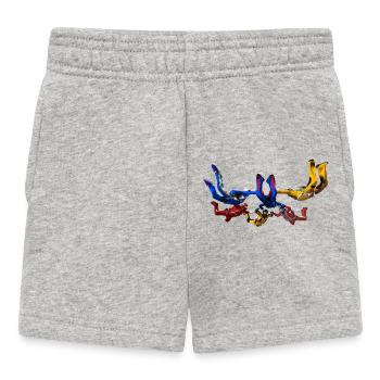 skydivers - Baby Shorts - heather grey - Front