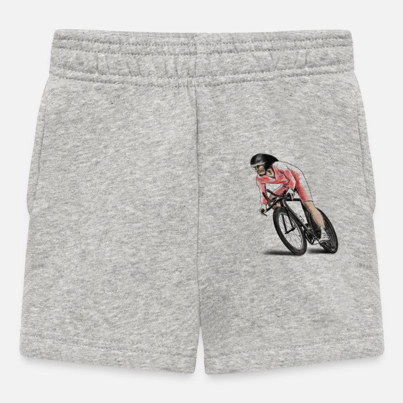 coureurs cyclistes - Short Bébé - gris chiné