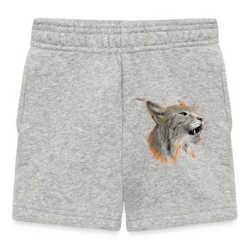 Lynx - Baby Shorts - heather grey - Front