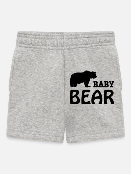 baby bear - Short Bébé - gris chiné