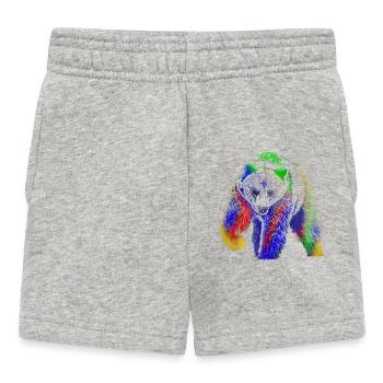 Porter - Short Bébé - gris chiné - Devant