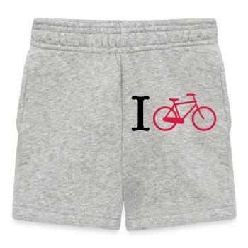 Radfahren - Baby Shorts - Grau meliert - Vorne