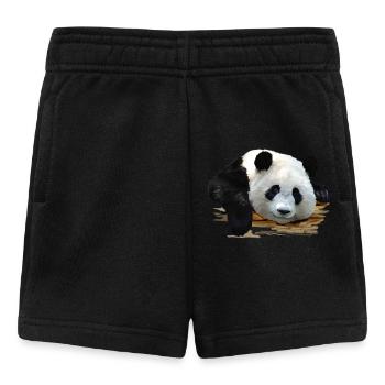 panda - Baby Shorts - black - Front