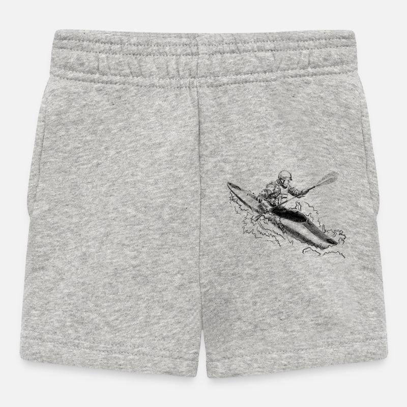 Kayak - Short Bébé - gris chiné