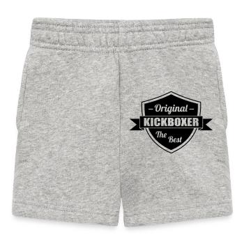 Kickboxing / Kick-Boxeur / Kick Boxing / - Short Bébé - gris chiné - Devant