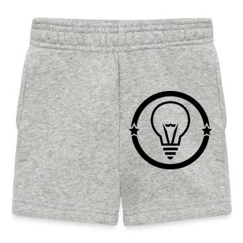 Electrician Electricity Elektriker Electricien Job - Baby Shorts - heather grey - Front