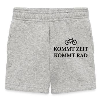 Come cycling time T-Shirts - Baby Shorts - heather grey - Front