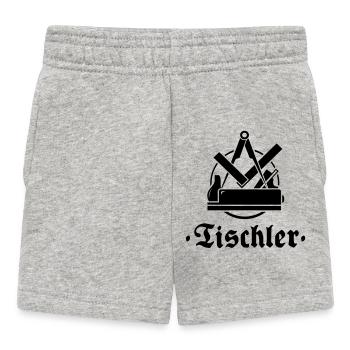 Tischler, Zunftzeichen mit alter Schrift - Baby Shorts - Grau meliert - Vorne