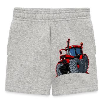 0856 Fall rote Grenze - Baby Shorts - Grau meliert - Vorne