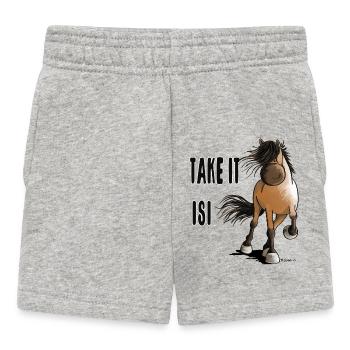 Take It Isi - Baby Shorts - Grau meliert - Vorne