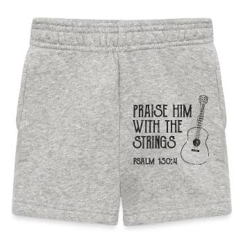 Gitarrist Spruch - Baby Shorts - Grau meliert - Vorne